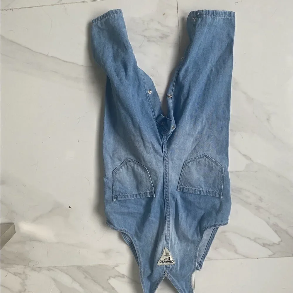 [osh kosh] BNWOT overalls with floral patches